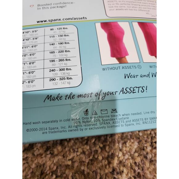 Spanx Love Your Assets Size 3 High Waist Mid Thigh Super Control Beige - Picture 4 of 5